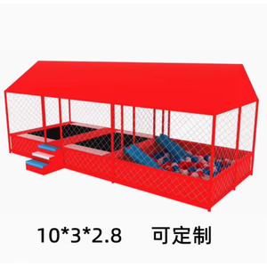 Parque de Diversiones Infantil Interior/Exterior con Zona de Juegos Suave y Trampolín - Product Image 5