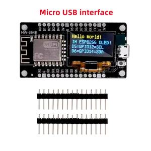 บอร์ดพัฒนา ESP8266 พร้อมชิป CH340G หน้าจอ OLED ขนาด 0.96 นิ้ว รองรับ NodeMCU พอร์ตเชื่อมต่อ USB Type-C โมดูล Wifi - Product Image 2