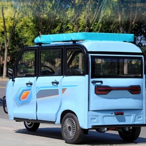 High Quality Rechargeable Electric Tricycle Pedicab Rickshaw <strong>Set</strong> Closed Electric Tricycles Cabin Tricycle Electric Adults - Product Image 5