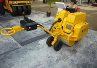 Compacteur routier mini à double tambour vibrant autopropulsé LTC08H de 0,8 tonne avec moteur diesel et vibration de 48 Hz
