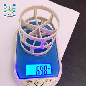 Random Packing PPH Material Plastic Pall Ring
