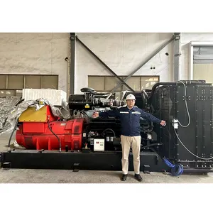 コンテナタイプ発電機1000kw2000KW 2500kva 2500KW 3000KWカミンズ/MTU/三菱/中小企業/Weichai産業用ディーゼル発電機セット