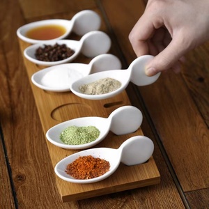 Juego de platos de porcelana para servir refrescos de <span class=keywords><strong>tapas</strong></span> superventas de Sudamérica personalizado para restaurante - Product Image 5