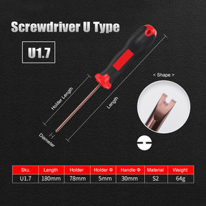 <span class=keywords><strong>Destornillador</strong></span> de Doble Tipo S2 de Acero, <span class=keywords><strong>con</strong></span> Imán Fuerte en Forma de U, Acabado Cromado, Grado Industrial, Personalizable OEM, Mango de ABS/TPE - Product Image 5