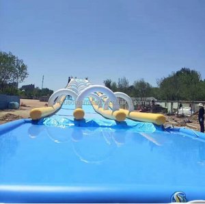 زحليقة قابلة للنفخ, زحليقة مائية قابلة للنفخ طراز PVC1000ft للأطفال والكبار - Product Image 3