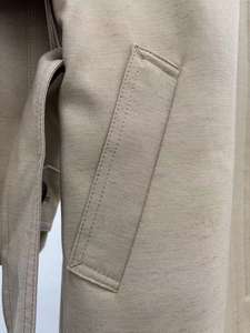 Durable Écologique Lin-Mélange Solide Mid Rise Cordon Poche Large Jambe <span class=keywords><strong>Blazer</strong></span> Femmes Vêtements De Travail En Ligne En Gros - Product Image 4