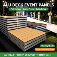 Système de terrasse modulaire WPC moderne à hauteur réglable, résistant aux intempéries et antidérapant, idéal pour l'extérieur, les sous-sols et les entrepôts – Vente directe usine