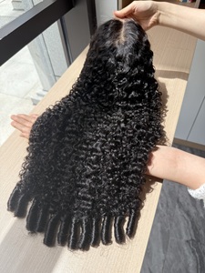 Peluca Frontal de Encaje de Cabello Humano Vietnamita Crudo Rizado <span class=keywords><strong>BBC</strong></span> 250% de Densidad 16~24 Pulgadas en Stock Lista para Enviar - Product Image 4