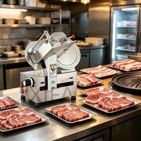 Machine à trancher la viande électrique, compacte, pour la maison, tranche facilement le jambon et le fromage