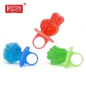 Bonbons en forme de pierre, de papier et de ciseaux, saveur de fruits assortis, bonbons pour les doigts, pour les fournitures de fête, emballage en boîte, dur, multicolores - Product Image 6