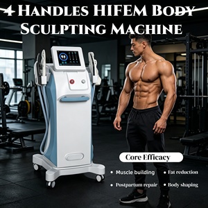 Stimulateur Musculaire Vertical <span class=keywords><strong>HIFEM</strong></span> EMS 2500W Haute Puissance 30000 Contractions pour Remodelage Corporel en Salon et Clinique – Sculpture Corporelle <span class=keywords><strong>HIFEM</strong></span> EMS - Product Image 1
