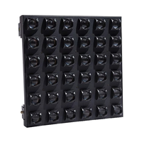 36 panneaux matriciels LED RGBW 10W effet 'Bee Eye' avec barre lumineuse, indice de protection IP33, Ra90, contrôlables DMX512, à intensité variable, finition noire, pour KTV, scène de spectacle et course automobile
