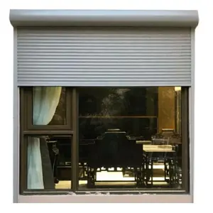 electric window shutters,aluminum slats shutter window