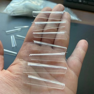 Xxxl Long Coffin C Curve Nail Tips Nueva llegada Xxl Long Square French ABS Nail Art <span class=keywords><strong>Uñas</strong></span> Punta para venta al por mayor - Product Image 1