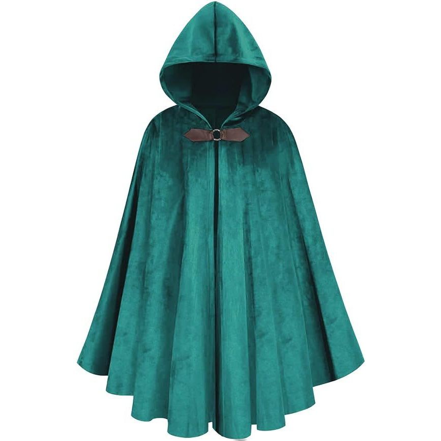 Cape en daim vert