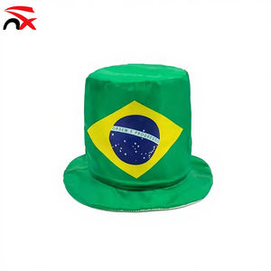 หมวกบราซิลขายส่ง หมวกชาวประมงโพลีเอสเตอร์ หมวกบักเก็ต หมวกเบสบอลบราซิล สำหรับแฟนบอลปี 2026 อุปกรณ์เชียร์ งานปาร์ตี้ - Product Image 6