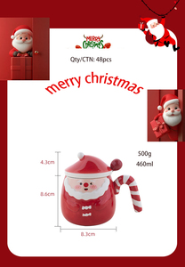 Nueva Taza <span class=keywords><strong>de</strong></span> Porcelana Navideña con Diseño <span class=keywords><strong>de</strong></span> Muñeco <span class=keywords><strong>de</strong></span> <span class=keywords><strong>Nieve</strong></span> y Tapa, 460 ml, Caja <span class=keywords><strong>de</strong></span> Regalo <span class=keywords><strong>de</strong></span> Alta Calidad, Regalo <span class=keywords><strong>de</strong></span> Navidad para Niñas - Product Image 6