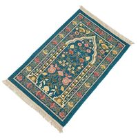 PM103 Portable voyage turc Chenille sajadah Islam musulman Halal tapis de prière tapis mosquée tapis tapis de sol pour Ramadan eid