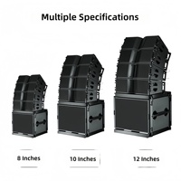 Sistema Audio Professionale con Altoparlanti Line Array Doppi da 12 Pollici Accuratamente Selezionati, Gamma Completa 50Hz-18kHz, Pacchetto Subwoofer Super
