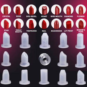 Силиконовая форма для наполнения губной помады с 4 полостями и металлическим кольцом, 12,1 мм - Product Image 4