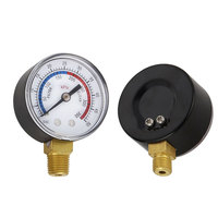 Manomètre à air pour chaudière à vapeur de 2,5 po et 2 po, manomètre de pression à sec régulier PSI pour système de chauffage à l'eau, à l'huile, au gaz, au cylindre de gaz, système CVC