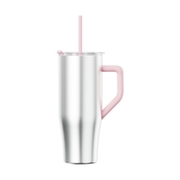Bouteille d'eau isotherme en acier inoxydable, tasse à double paroi isolée sous vide, 960 ml
