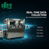 Machine de marquage laser pour bouchons de bouteilles à faible risque thermique et sans rayures, avec alimentation automatique, codage, contrôle et rejet intégrés