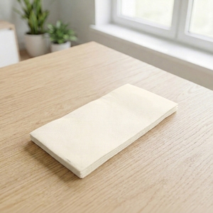 <span class=keywords><strong>Tovaglioli</strong></span> da Cena in Bambù Personalizzati, Assorbenti, 40x40cm, 2 Veli, 8 Pieghe, Effetto Lino, con Sacchetto per Ristoranti, Matrimoni, Catering - Product Image 4