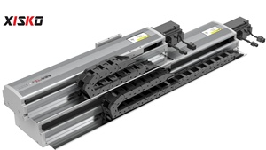 高精度高剛性半密封ボールねじドライブリニアスライドモジュールリニアアクチュエータ単一軸ロボット - Product Image 3