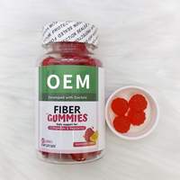 Fabricante OEM/ODM de Gomitas de Fibra de Frambuesa y Limón, Ricas en Fibra Dietética, Sin Azúcar, Vitaminas y Suplementos para la Salud Digestiva