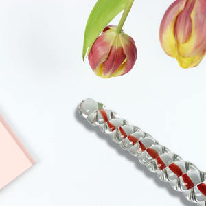 Adult Toy <span class=keywords><strong>Twist</strong></span> Glas massage Crystal Butt <span class=keywords><strong>Dildo</strong></span> Zauberstab Anal <span class=keywords><strong>Dildo</strong></span> für tiefes Gewebe - Product Image 1