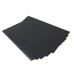 Super Grade Black Color Cardboard/Customized Size Black Manila Paper /Black Card for Note Book