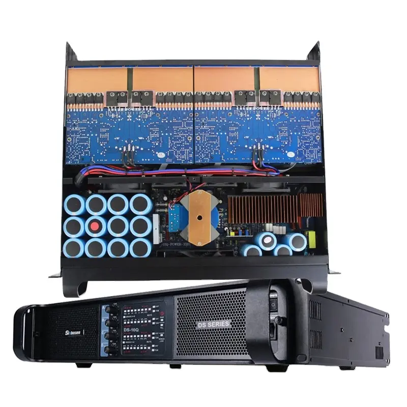 Aoshen – amplificateur de puissance audio 4x1350W, caisson de basses, haut-parleur actif, utilisation line array pro Amp