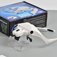 High-quality Led Magnifying Glasses Eyelashes Makeup Tools Magnifying Glasses with 5 Magnified Lenses