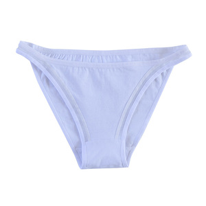 Braguitas de Bikini de Algodón al por Mayor, Cintura Baja, Color Sólido, Negro/Abricot/<span class=keywords><strong>Blanco</strong></span>/Gris/Rojo/Azul, Tallas M-L-XL, Compatible con OEM - Product Image 4