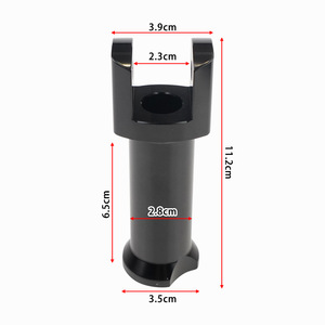 Reposapiés para pasajero de motocicleta Xuzhong, de acero inoxidable negro, pedal trasero para modelos Harley Davidson 18-23 - Product Image 2