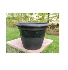Pot de fleurs semi-plastique de 20 pouces, grand bac à plantes décoratif pour jardin, intérieur, extérieur, balcon, maison - Product Image 1