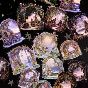 20 fogli/confezione per confezione di adesivi Wonderland serie Wonderland tema adesivi materiale decorativo 6 modelli - Product Image 3