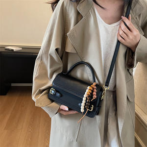 Sac bandoulière carré petit format en fourrure haut de gamme pour homme, tendance et polyvalent, nouvelle collection automne-hiver 2025 - Product Image 2