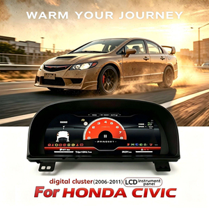 NaviHua Nouvelle Arrivée Tableau de Bord Numérique LCD pour Honda Civic 2006-2011 Système Linux Affichage Virtuel du Cockpit - Product Image 2