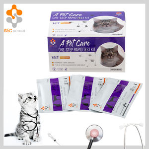 고양이 파보바이러스 칼리시 코로나바이러스 헤르페스 4종 맞춤형 키트 FPV+ FCOV+FCV+FHV 수의학 신속 검사 - Product Image 5