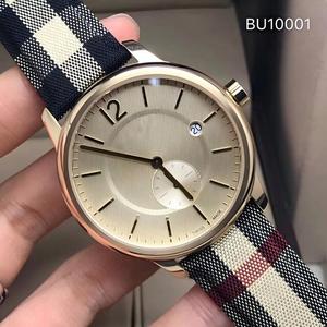 Reloj de Pulsera de Nylon de Lujo Hecho a Mano con Correas Intercambiables de Colores, Movimiento de Cuarzo, Caja de 5mm de Grosor, Analógico, Tela Dorada - Product Image 2