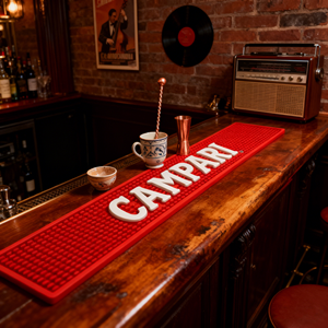 Tapete de Barra de PVC Suave Ecológico y Seguro con Logotipo de <span class=keywords><strong>CAMPARI</strong></span> para Accesorios de Barra Red Bull, Personalizable OEM - Product Image 6