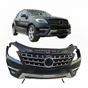Para <span class=keywords><strong>mercedes</strong></span>-benz 2015M <span class=keywords><strong>clase</strong></span> ML W166 ML350 ML400 modelo de lujo componentes de parachoques delantero composición de rejilla delantera - Product Image 1
