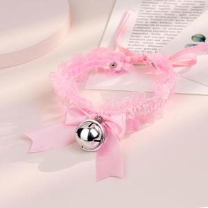 Collar de Encaje con Lazo de Mariposa, Gargantilla, Accesorio para el Cuello, Collar Suave para Chicas, Cosplay, Estilo Maid - Product Image 4