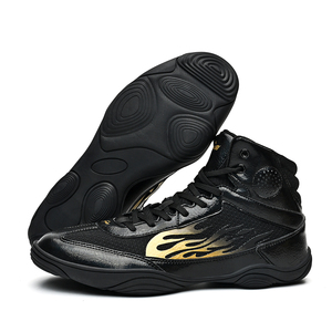 Calzado <span class=keywords><strong>de</strong></span> <span class=keywords><strong>Boxeo</strong></span> <span class=keywords><strong>de</strong></span> <span class=keywords><strong>Primera</strong></span> Calidad, Diseñado a Medida, Resistente al Desgaste y Antideslizante para Hombres y Mujeres, Apto para Entrenamiento <span class=keywords><strong>de</strong></span> Lucha - Product Image 2