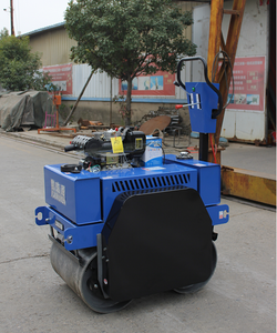 Rodillo Compactador Vibratorio Pequeño Diésel para Suelos con Motor, Caja <span class=keywords><strong>de</strong></span> Cambios y Motor - Equipo <span class=keywords><strong>de</strong></span> Construcción Fácil <span class=keywords><strong>de</strong></span> Operar - Product Image 1