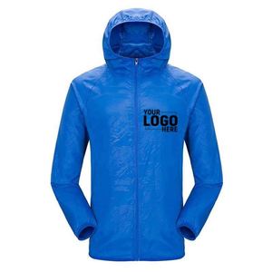 Customized Color Trendy Unisex Sun Protection <b>Jacket</b>, Custom Logo Waterproof Windbreaker for Hiking & Outdoor - Product Image 3