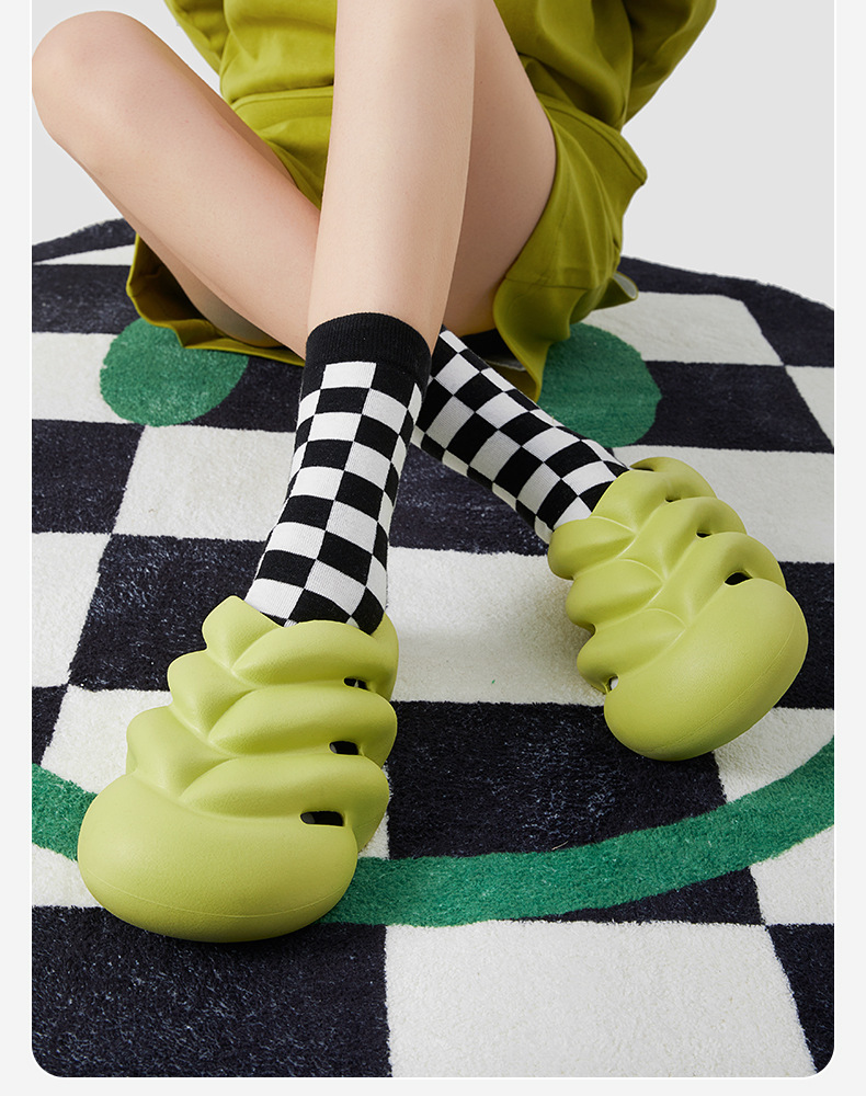 Platform Slippers Home Sandals Woman Summer Men Casual Slides Breathable Beach Shoes