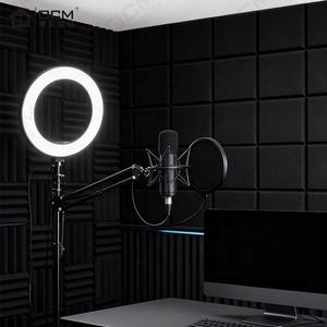 Panneaux acoustiques en fibre <span class=keywords><strong>de</strong></span> polyester noire autocollants, best-sellers, faciles à installer, décoration murale moderne pour salon, hall, OCM - Product Image 6